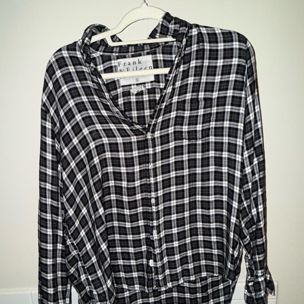 Frank & Eileen Monochrome Checkered Shirt